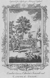 Kampf zwischen Edmund Ironside und Knut dem Großen, 1773