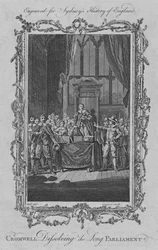 Cromwell löst das Lange Parlament auf, 1773