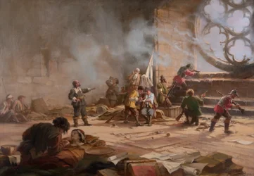 Die Belagerung von Dundee, September 1651