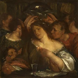 Tibullus im Haus von Delia, ca. 1900