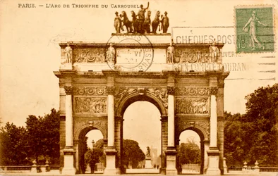 Postkarte/Arc de Triomphe du Carrousel/Paris/Seine/Ile de France/Frankreich