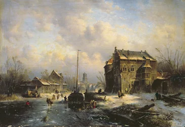 Winterszene, 1851