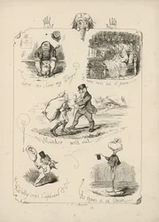 Seite aus Sprüche mit Bildern von Charles H Bennett