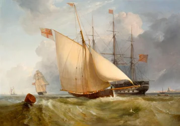 Die Admiral-Barke kehrt ans Ufer zurück