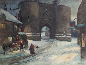 Roggen im Winter, ca. 1903