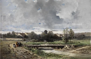 Ein Dorf in der Normandie