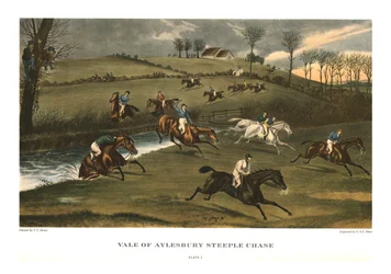 Vale of Aylesbury Steeple Chase, Platte 2, ca. 1836, ca. 1955