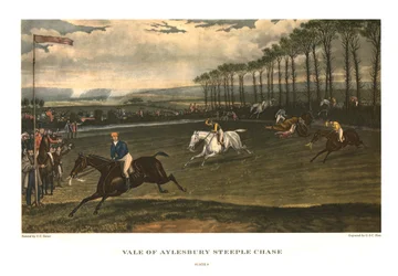 Vale of Aylesbury Steeple Chase, Platte 4, ca. 1836, ca. 1955