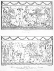 Geschnitzte Kassolette aus dem Holz von Shakespeares Maulbeerbaum, 18. Jahrhundert, 1840