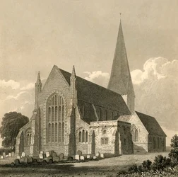 Horsham Kirche, 1835