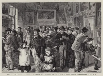 Kunst in Whitechapel, Leih-Ausstellung von Bildern in St. Jude