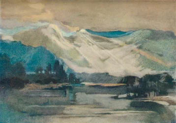 Am Shuswap-See, um 1911