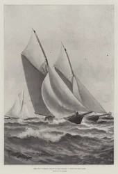 Die erste Segelsaison des Jahrhunderts, ein Kopf-an-Kopf-Rennen