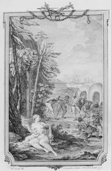 Allegorie der Natur, graviert von Charles Gaucher