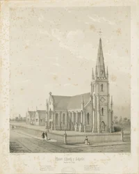 Burton-upon-Trent - Christuskirche und Schulen