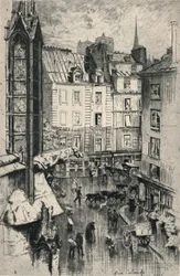 Rue Galande, 1915