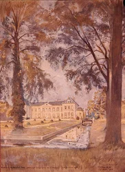 Chateau de Bombon, in der Nähe von Melun, Frankreich, 7. August 1918