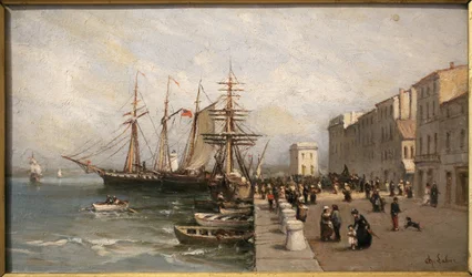 Der Quai Saint Pierre und das Zollgebäude in Cannes