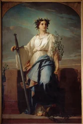 Allegorische Darstellung der Republik. Gemälde von Charles Landelle