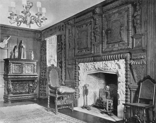 Alte jakobinische Arbeit aus Devonshire