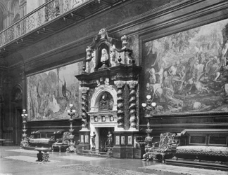 Die Südseite des Salons