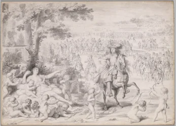 Ludwig XIV. von Venus gefangen, frühe 1670er Jahre