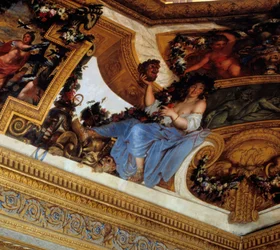 Thalie, eine der Musen, Schutzpatronin der Komödie und der pastoralen Poesie (Detail)