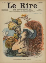 Zar Nikolaus II. von Russland, Illustration für Le Rire