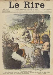 Hommage an Honore Daumier, Illustration für Le Rire