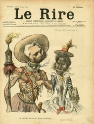 Illustration von Charles Leandre (1862-1934) für das Cover von Le Rire, Nr. 264