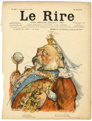 Illustration von Charles Leandre (1862-1934) für das Cover von Le Rire