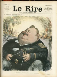 Illustration von Charles Leandre (1862-1934) für das Cover von Le Rire, Nr. 418
