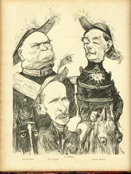 Illustration von Charles Leandre (1862-1934) in Le Rire