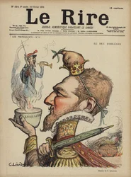 Der Herzog von Orleans, Illustration für Le Rire