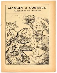 Le Lire rouge, satirisch in Schwarz-Weiß