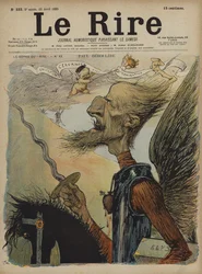 Paul Deroulede, Illustration für Le Rire