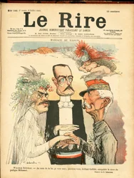 Das Lachen, Satirisch in Farben