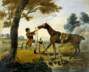 Proof of Bottom, aus The Pytchley Hunt, graviert von F. Jukes (1745-1812)