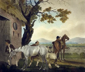 Der Trick, aus The Pytchley Hunt, graviert von F. Jukes