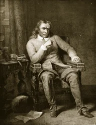 Porträt von Oliver Cromwell, Illustration aus 