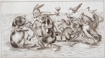 Die Meerschweinchen trösten Bill, Alice