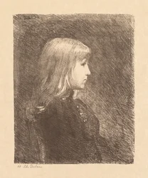 Junge Dame Jeune Fille, 1892