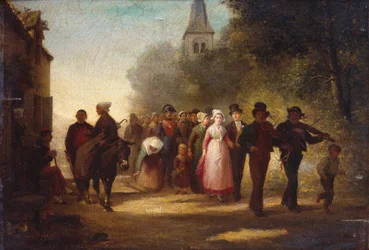 Die Dorfhochzeit, 1872