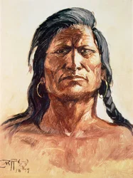 Shoshone Stammesangehöriger