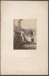Hof eines Bauernhauses