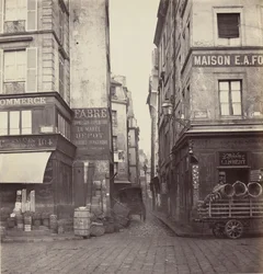 Rue Mondétour, de la rue Rambuteau, 1860er-70er