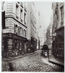 Rue Saint-Severin, von der Rue de la Harpe, Paris, 1858-78