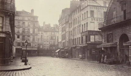 Rue de la Lingerie, de la rue Berger, 1860er-70er Jahre