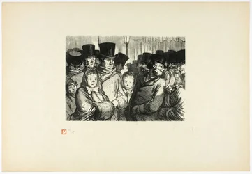 Boulevard du Temple um Mitternacht, aus Tirage Unique de Trente-Six Bois
