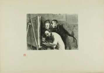 Maler und der Bourgeois
